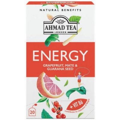 Ahmad Tea ENERGY funkční čaj 20 x 1,5 g – Zboží Mobilmania