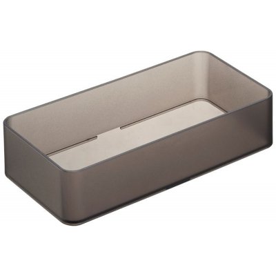 YAMAZAKI Stohovatelné organizéry Tower 3643, vel.M/tmavé, 2ks – Zboží Mobilmania