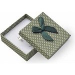 Šperky4U Krabička na soupravu šperků zelená, bílé puntíky KR0184-G – Zboží Dáma