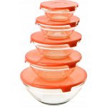 Florina Verdure Sada skleněných dóz misek 9 ,10,5 ,12,5 ,14 5ks – Hledejceny.cz