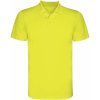Dětské tričko Monzha dětská sportovní polokošile s krátkým rukávem žlutá Fluor