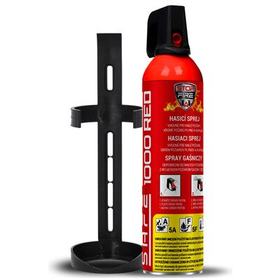 SET Hasicí sprej SAFE 1000 + držák SAFE 100F – Hledejceny.cz