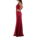 CHARM'S Paris společenské a plesové šaty krajkové dlouhé luxusní červená