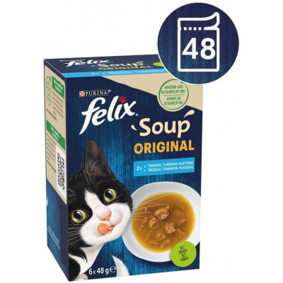 Felix SOUP lahodný výběr z ryb polévka 48 x 48 g – Zboží Mobilmania