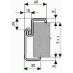 DEK Zárubeň ocelová YH DV 150 levé, šířka 900 mm – Zbozi.Blesk.cz