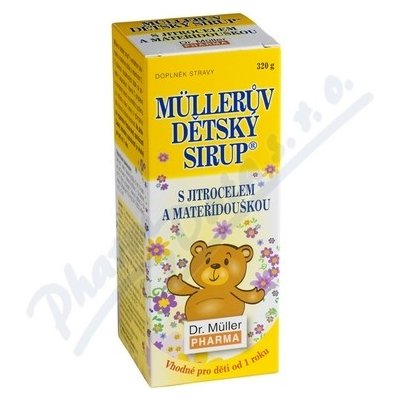 Dr. Muller Sirup Jitrocelový s mateříd. dětský 320 g – Hledejceny.cz