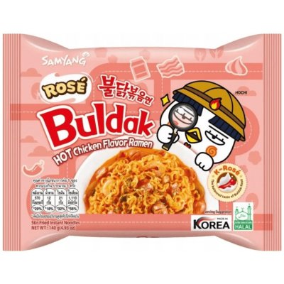 Samyang Buldak Rosé pálivé kuřecí nudle 140 g – Zboží Dáma