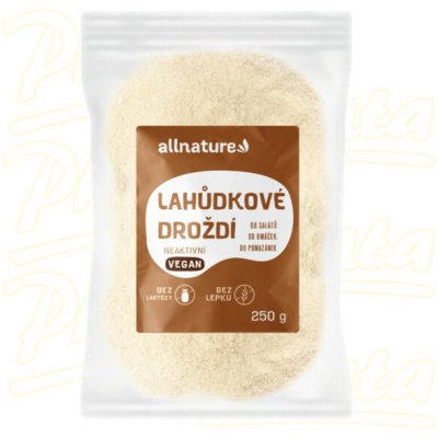 Allnature Lahůdkové droždí neaktivní 250 g – Zboží Dáma