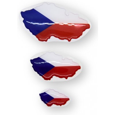 3D samolepka vlajky ČR ve tvaru republiky Alerion – Hledejceny.cz