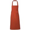 Zástěra Link Kitchen Wear Grilovací zástěra X999 Orange Pantone 1655 90 x 90 cm