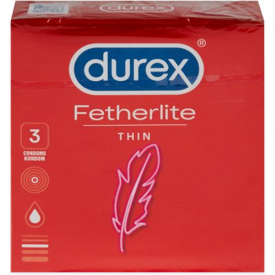 Durex Fetherlite Thin 3 ks – Zboží Mobilmania