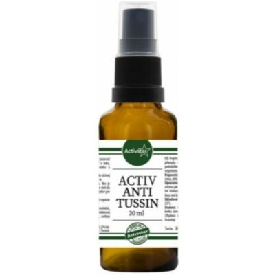 Activstar Anti Tussin rychlá úleva od kašle a bolesti v krku 30 ml – Hledejceny.cz