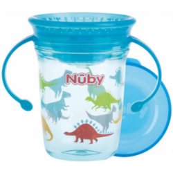 Nûby 360° hrnek na pití Wonder Cup z tritanu od Eastmanu aqua 240 ml