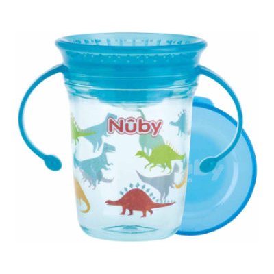 Nûby 360° hrnek na pití Wonder Cup z tritanu od Eastmanu aqua 240 ml – Sleviste.cz