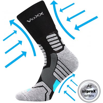VoXX Ronin kompresní ponožky černá – Zboží Mobilmania