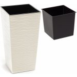 Lamela Květináč Finezja Dluto 250x250mm krémový – Hledejceny.cz