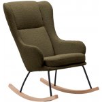Kave Home Maustin Zelené čalouněné houpací křeslo – Hledejceny.cz
