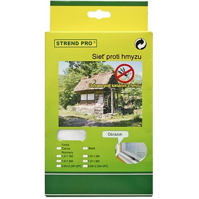 Papírna Moudrý Okenní síť proti hmyzu 180 x 150 cm samolepící černá – Sleviste.cz