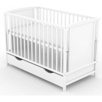 Nellys Postýlka pro miminko Sofie 120x60cm se šuplíkem bílá 120x60 – Hledejceny.cz