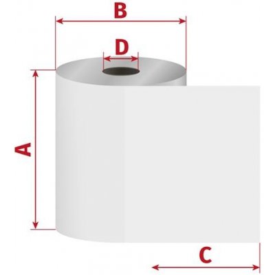 Pásky do pokladny termocitlivé - EET - 57 mm / 40 mm / 24 m