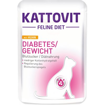 Kattovit Diabetes kuře 85 g – Zboží Mobilmania