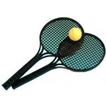 Soft tenis plast černý+míček 53cm v síťce – Zbozi.Blesk.cz