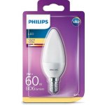 Philips LED žárovka E14 7W/60W 806lm 2700K – Hledejceny.cz
