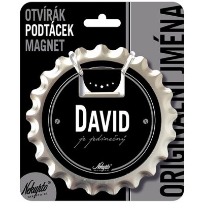 Nekupto Otvírák na pivo, podtácek se jménem - David – Hledejceny.cz