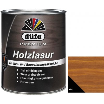 Düfa Holzlasur 0,75 l teak – Zbozi.Blesk.cz