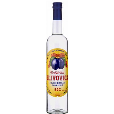 Bošácká Slivovice 52% 0,5 l (holá láhev) – Zboží Dáma