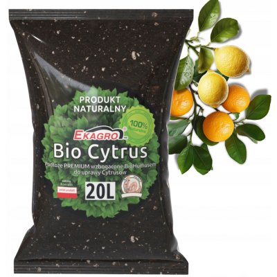 Ekagro Zemina pro pěstování pro citrusy, pH 5,5-6,5 20 l – Hledejceny.cz