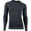 Pánské sportovní tričko Uyn Man Fusyon Cashmere Uw Shirt Lg_Sl 2023/2024 Grey Rock/Black