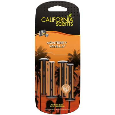 California Scents Vent Stick Monterey Vanilla 4 ks