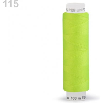 Polyesterové nitě UNIPOLY 120 14x2 100 m reflexní žlutá 115 – Hledejceny.cz