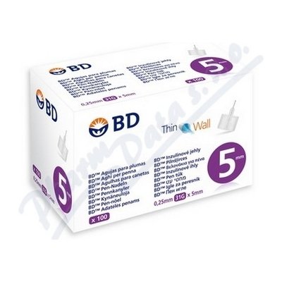 BD Micro-Fine Plus jehly 0,25 x 5 mm 31 G pro inzulínová pera 100 ks – Zbozi.Blesk.cz