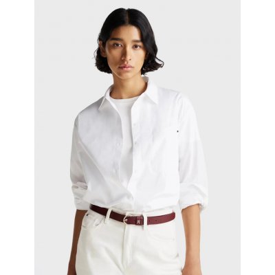 Tommy Hilfiger dámská bílá košile WW0WW45612 – Sleviste.cz
