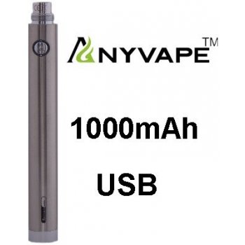 EVOD Anyvape s USB stříbrná 1000mAh