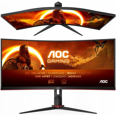 AOC Gaming CU34G2XP/BK – Zboží Živě