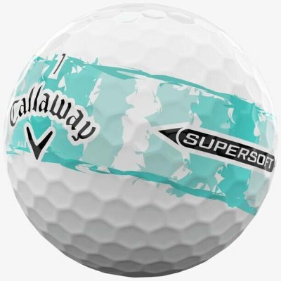 Callaway Supersoft- Distressed Teal Stripe bílé 3 x 3 ks – Sleviste.cz