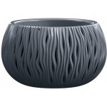 Prosperplast SANDY BOWL květináč 37 cm antracit – Zboží Dáma