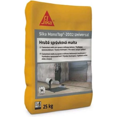 Sika MonoTop 2002 Universal, hrubá reprofilační malta 25kg – Hledejceny.cz