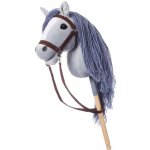Hobby kůň HOPPIHORSE stick horse A3 šedý – Sleviste.cz