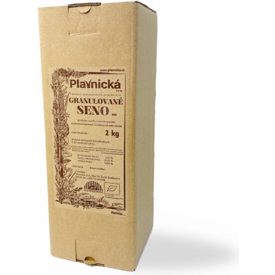 Plavnická Granulované BIO seno Králík Morče a Hlodavec Pelety tubus 2 kg – Zbozi.Blesk.cz