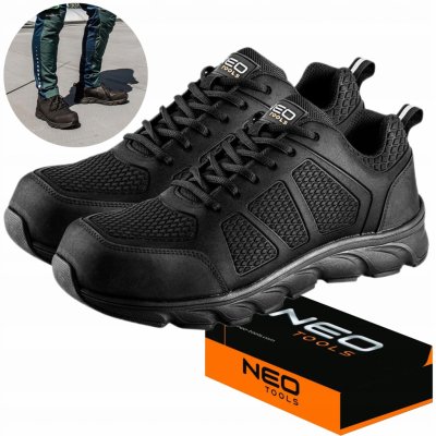 Neo Tools 82-156-4 Bezpečnostní pracovní obuv S1P SRC kompozitní špička kevlar černé – Sleviste.cz