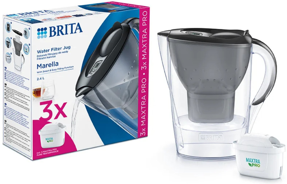 BRITA Marella 2,4 l bílá + 3 ks MX Pro PO 2024 from 21.90 € - Filtrační  konvice