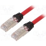 Panduit STP6X3MRD Patch S/FTP Cat 6a RJ45 vidlice z obou stran 3m – Hledejceny.cz