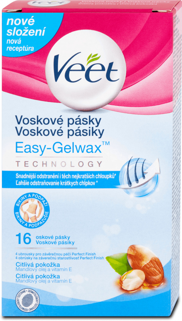 Veet voskové pásky bikiny a podpaží pro citlivou pokožku 16 ks od 159 Kč -  Heureka.cz