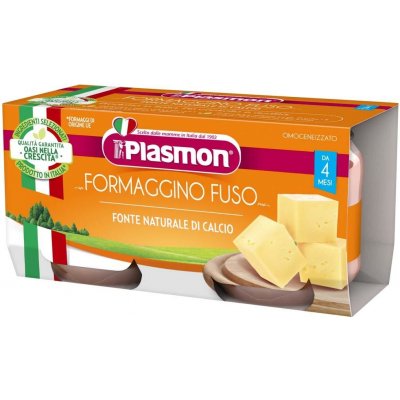 PLASMON Příkrm bezlepkový sýrový 2 x 80 g – Zboží Mobilmania