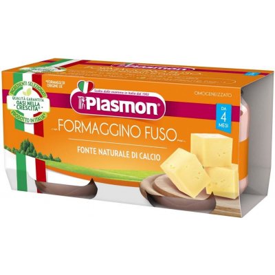 PLASMON Příkrm bezlepkový sýrový 2 x 80 g