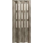 Hopa Plastové shrnovací dveře Matrix prosklené dub Sheffield 87 x 200 cm – Sleviste.cz